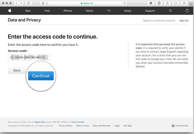 Cầnn 7 ngày để hoàn tất việc xóa Apple ID