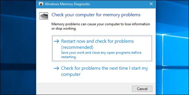 Memory diagnostic tool 