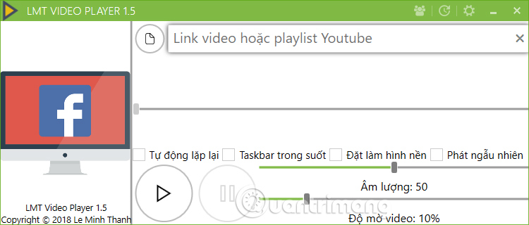 Giao diện phần mềm 
