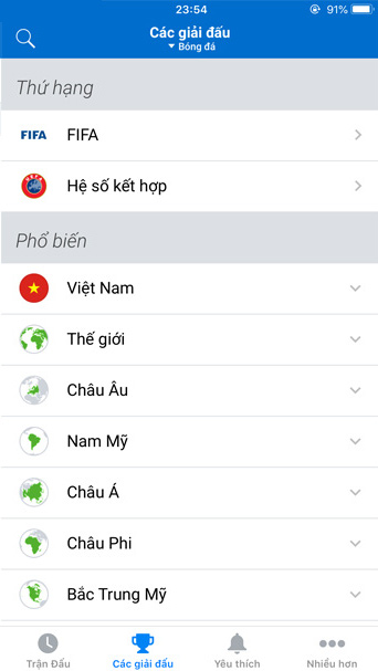 Thêm lịch thi đấu World Cup 2018 vào widget tiện ích 2