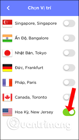 Đổi vị trí kết nối