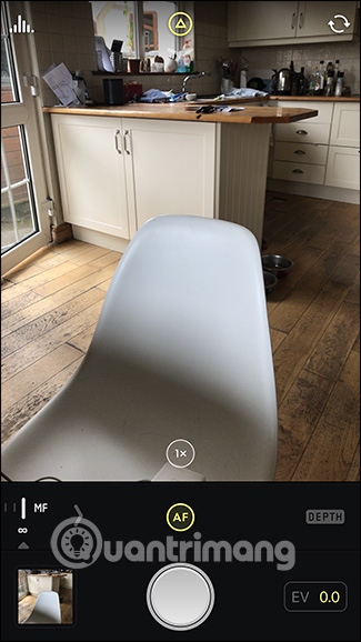 Mở ứng dụng Halide