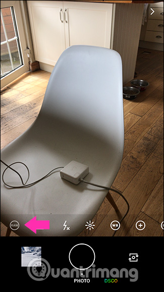 Chụp ảnh JPG của ứng dụng VSCO