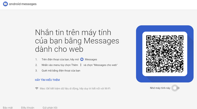 Truy cập vào trang web 