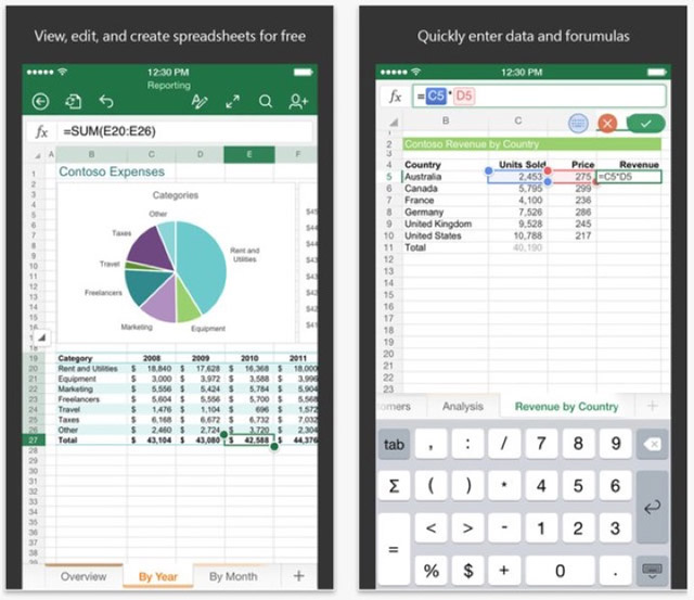 Thay vì Numbers, dùng Excel