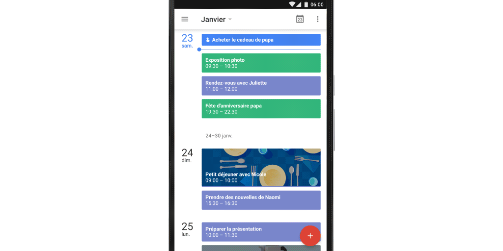 Thay vì sử dụng Calendar, hãy dùng Google Calendar