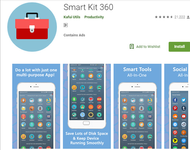 Smart Kit 360 được cung cấp hoàn toàn miễn phí dành cho Android