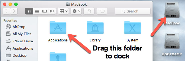 Các thư mục được liệt kê