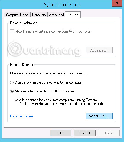 Select Users 