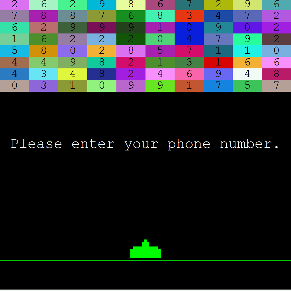 Bắn ruồi để điền số điện thoại