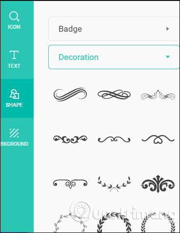 Thêm hình khối, họa tiết cho ảnh