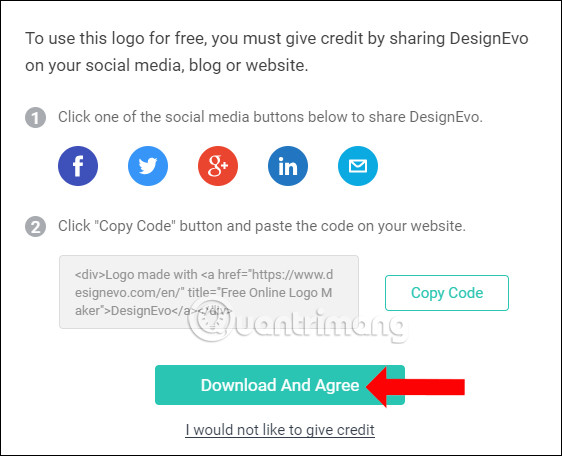 Tải logo xuống máy tính