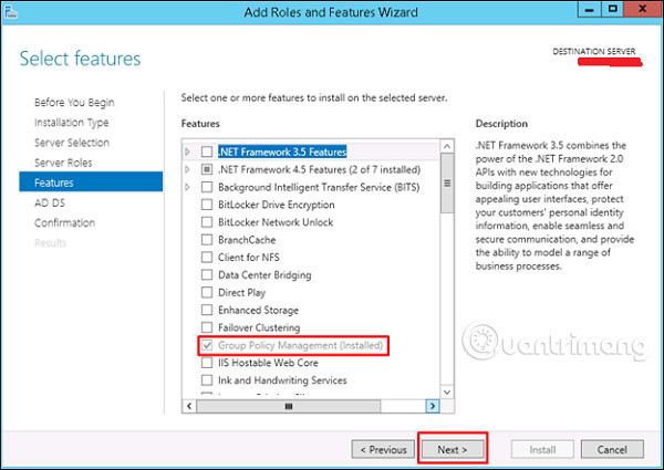 Group Policy Management 