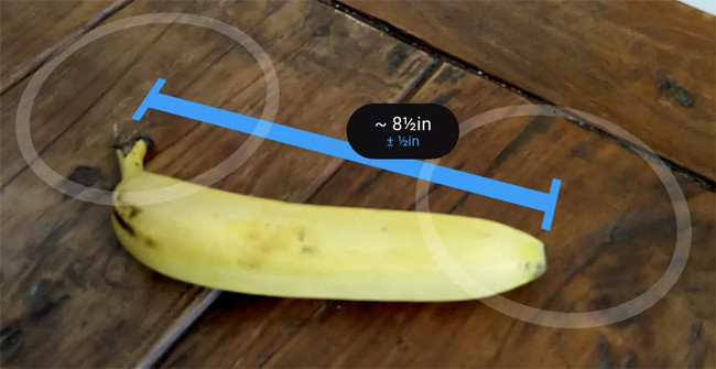 Ứng dụng đo đạc kích thước, độ dài các vật thể trong thế giới thực có tên là Measure