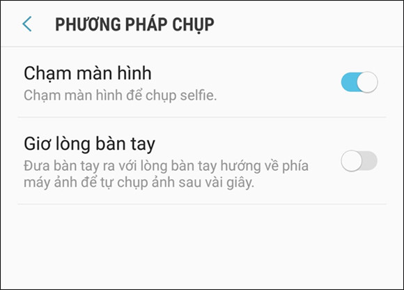 Chạm để chụp