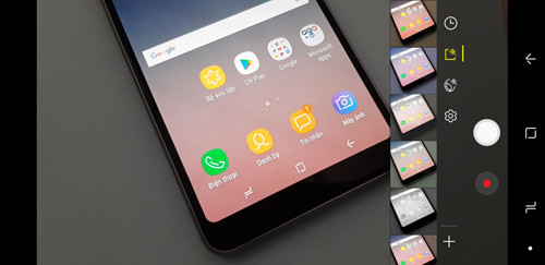 Chuyển đổi camera bằng cử chỉ