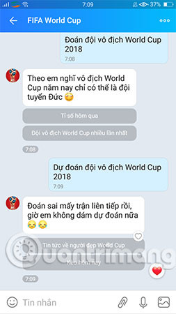Trợ lý ảo FiFa World  Cup đưa ra những dự đoán kết quả khá dí dỏm