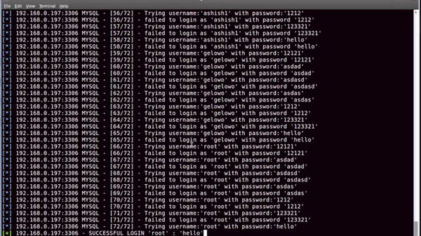 Brute force là kĩ thuật thử đoán mật khẩu của người dùng