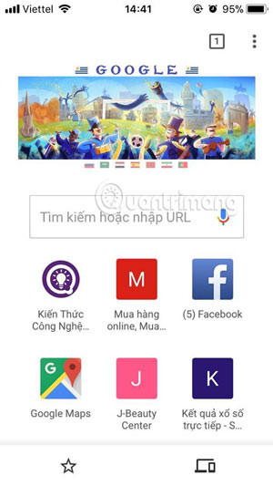 Giao diện thi THPT