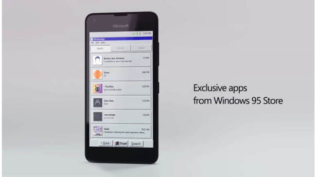 Windows Phone với giao diện Windows 95 5