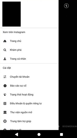 Danh sách các lối tắt truy cập nhanh qua Instagram