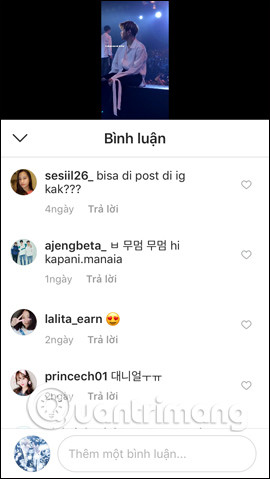 Bình luận cho video