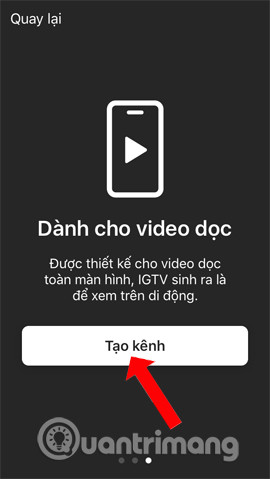 Tạo kênh video