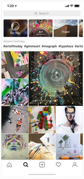 Các kênh chủ đề mới cũng được bổ sung vào thẻ Explore