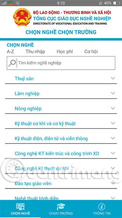 Giao diện của chương trình khá đơn giản