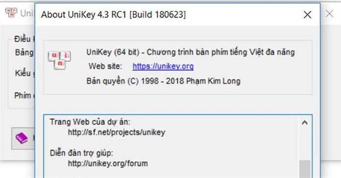 Mời cập nhật Unikey 4.3 RC3 mới: Sửa lỗi gõ tiếng Việt trên Chrome, Edge