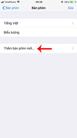 Thêm kiểu bàn phím cho thiết bị trong cài đặt hệ thống 4