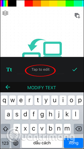 Nhập nội dung cho logo