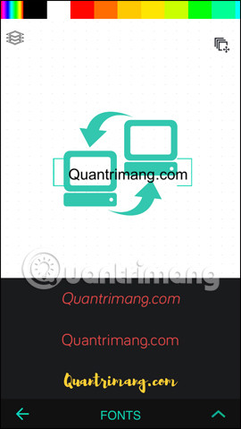 Thay đổi font chữ