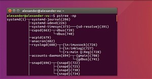 Hướng dẫn sử dụng lệnh pstree trên Linux