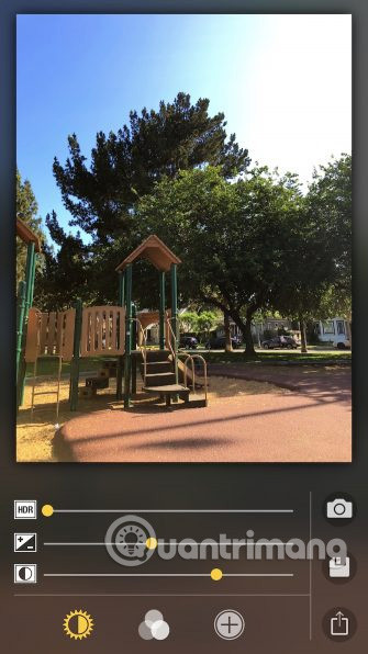 Ảnh chụp không ở chế độ HDR