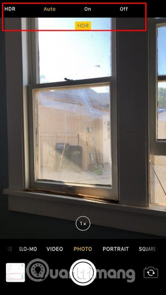 Bật chế độ HDR thủ công