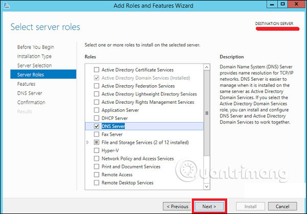 DNS Server role