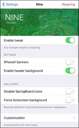 Giao diện tùy chỉnh