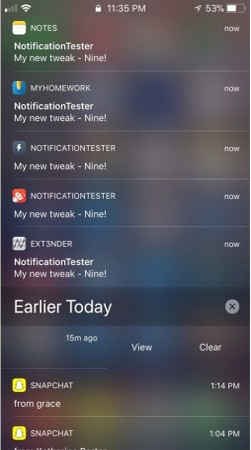 Thay đổi giao diện thông báo