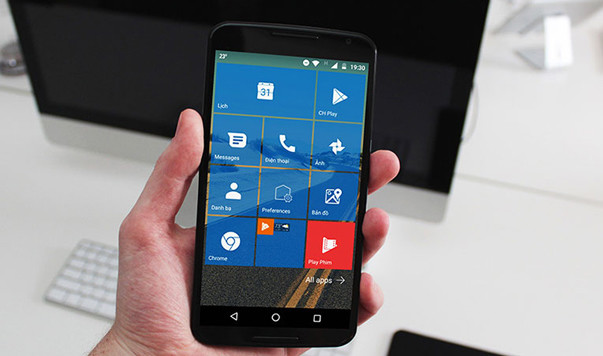 Launcher 10: Cách đơn giản để có Windows 10 Mobile trên điện thoại Android