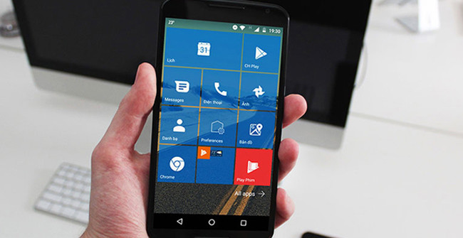 Launcher 10: Cách đơn giản để có Windows 10 Mobile trên điện thoại Android