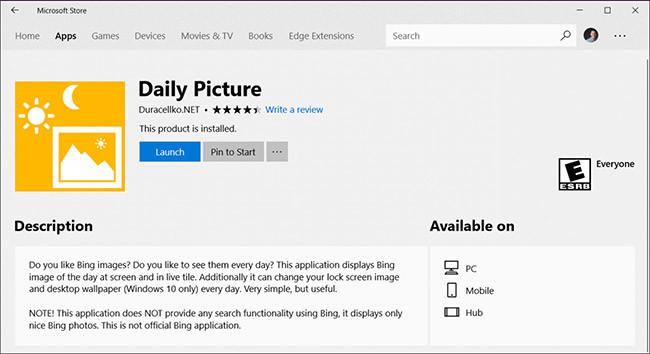 Download Bing Daily Images