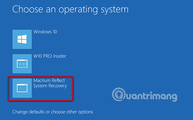 Thêm Rescue vào menu boot