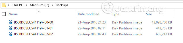Kiểm tra thư mục lưu ảnh