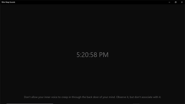 Chế độ ban đêm 9Zen Sleep Sounds