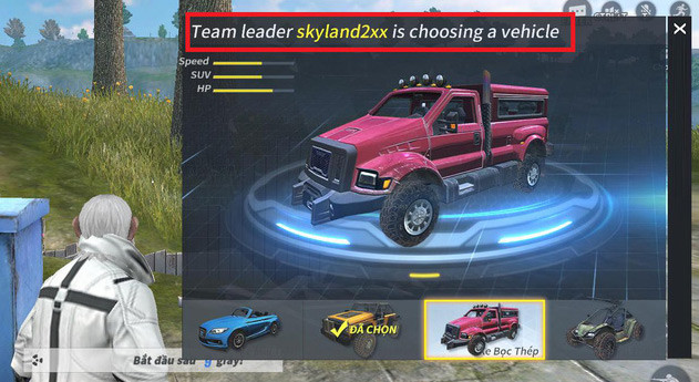 Chọn xe bắn súng