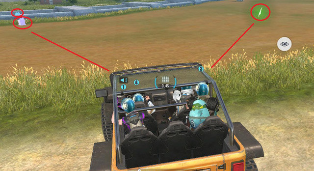 Nhặt item trên đường đi