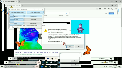 Các lỗi hiện ra hàng loạt và hiển thị loạn trên màn hình