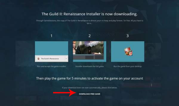 Tải thủ công file cài đặt game