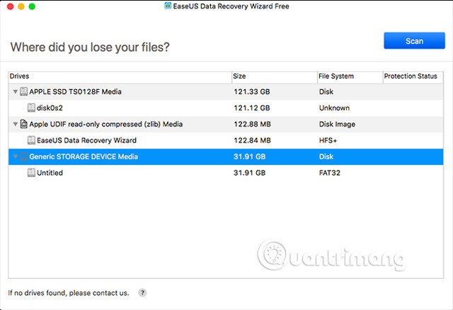 Phần mềm hiển thị các ổ đĩa 